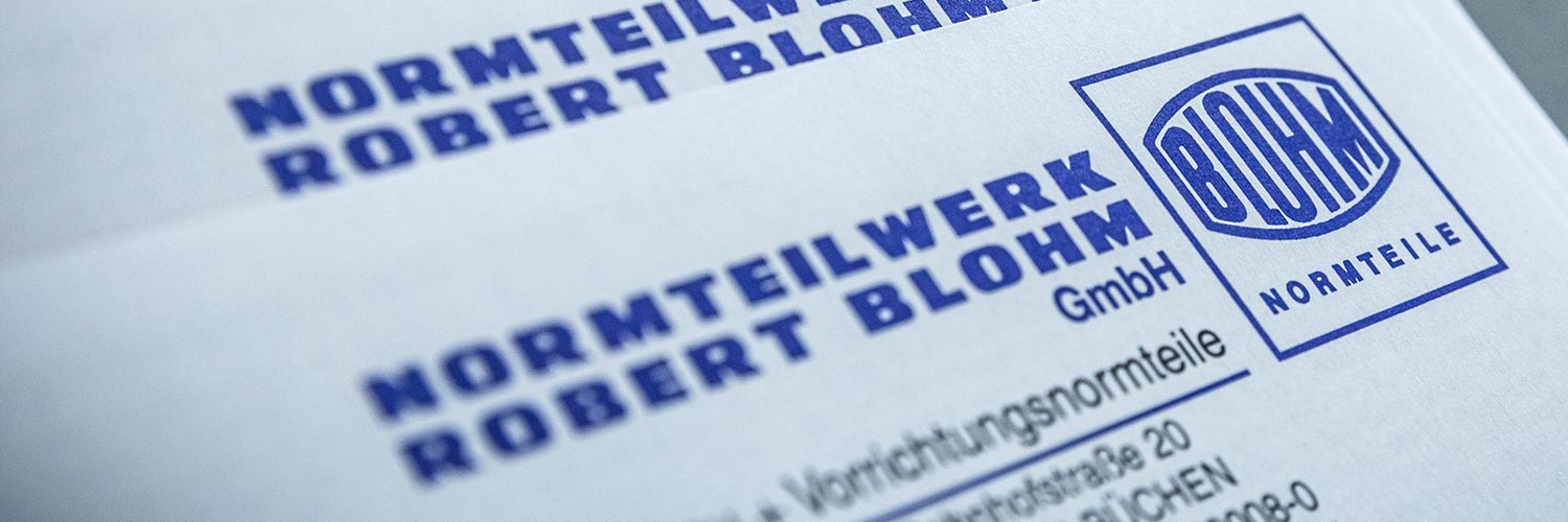 Briefkopf der NORMTEILWERK ROBERT BLOHM GmbH